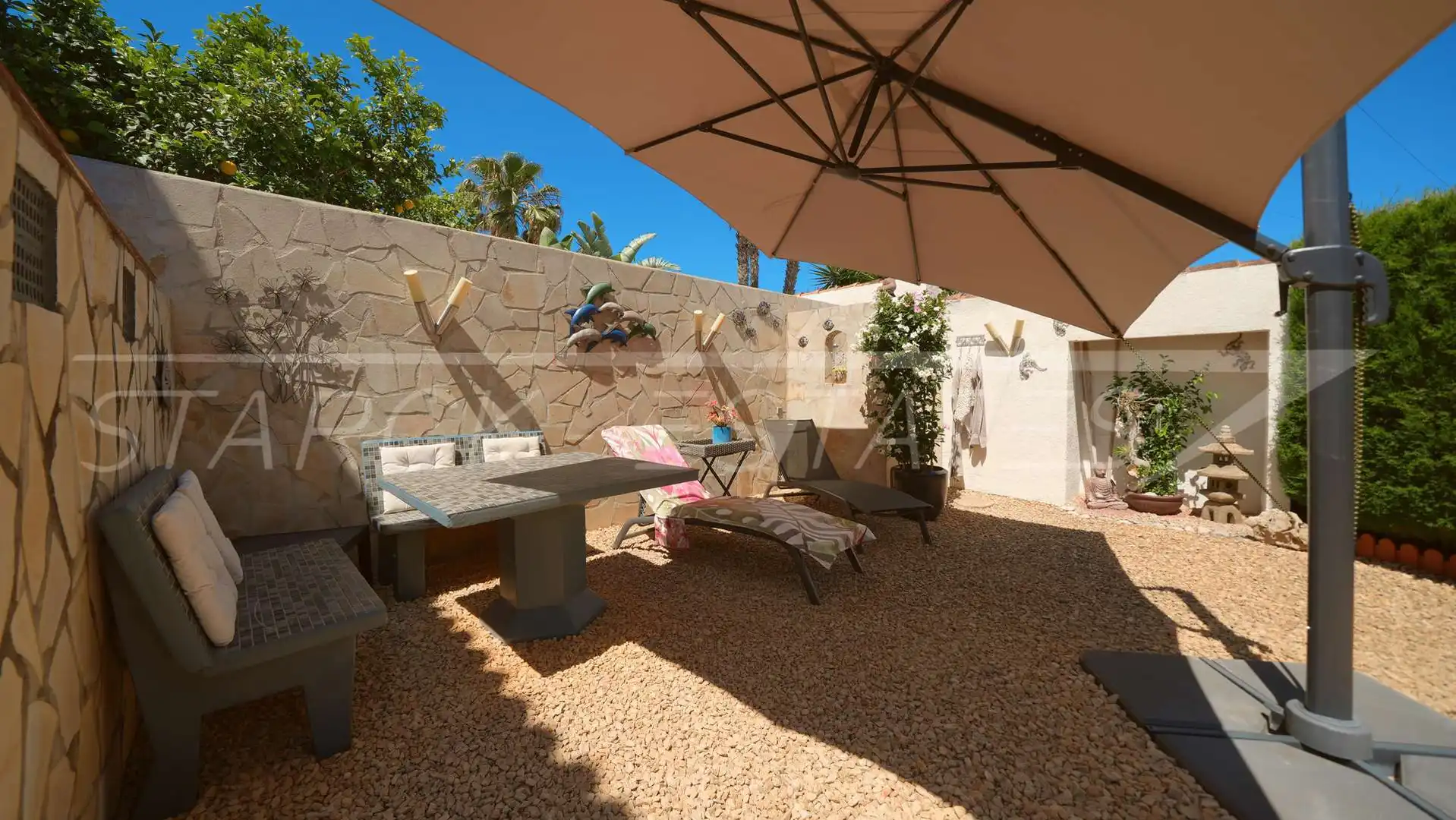 Terraza de Casa o chalet en venta en Els Poblets con Aire acondicionado y Piscina