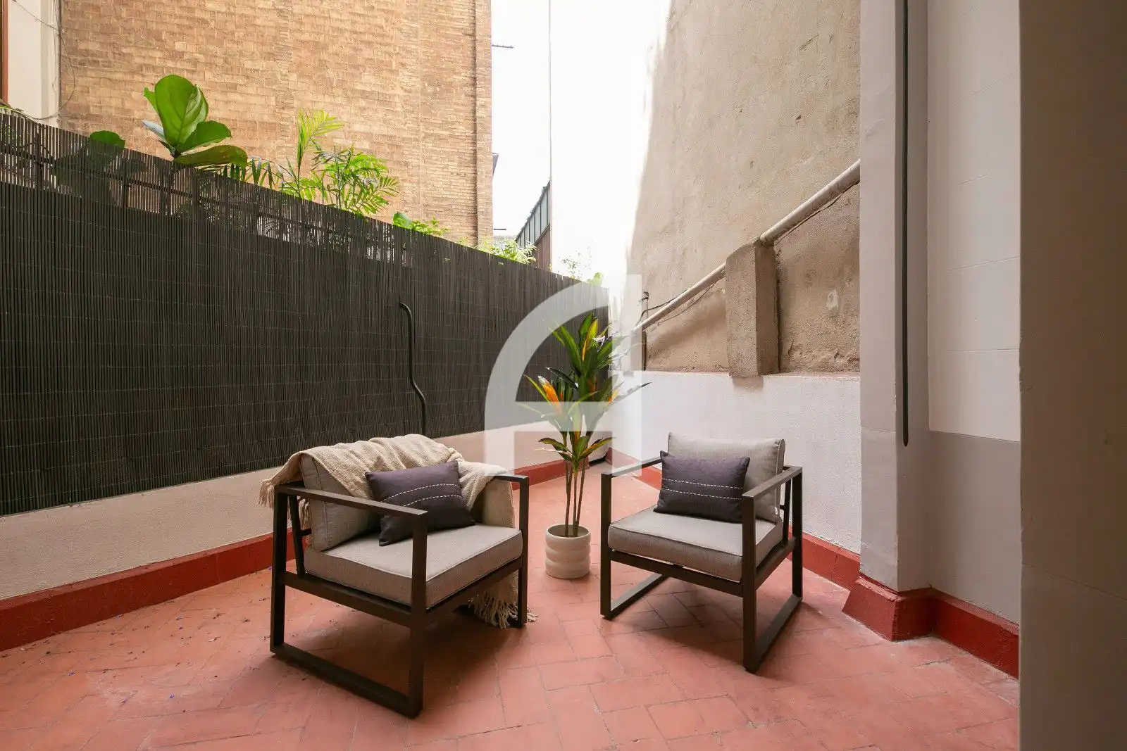 Terrace of Flat for rent in Barcelona  with Air Conditioner, Heating and Parquet flooring