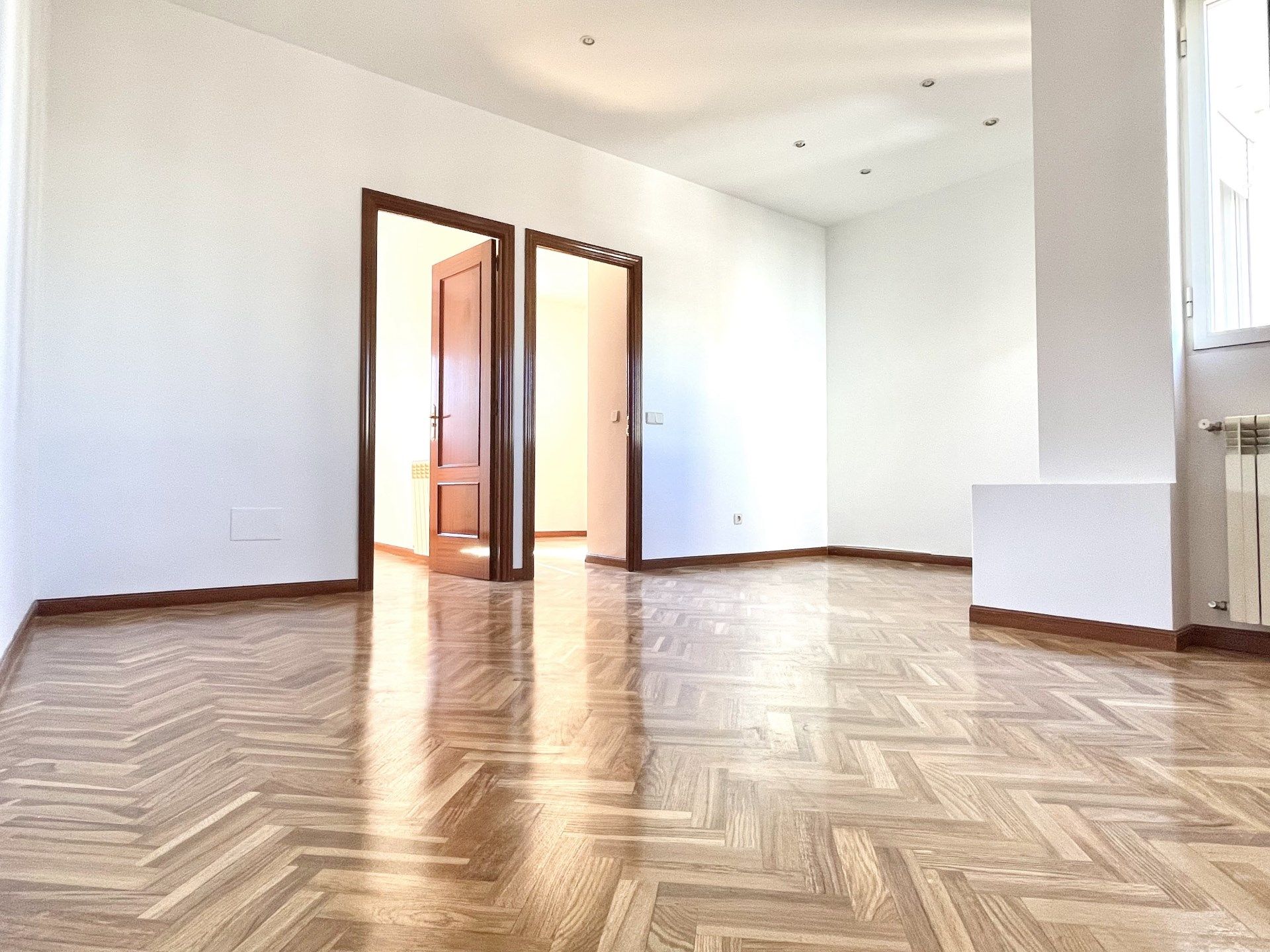 Living room of Flat to rent in  Madrid Capital  with Air Conditioner and Heating