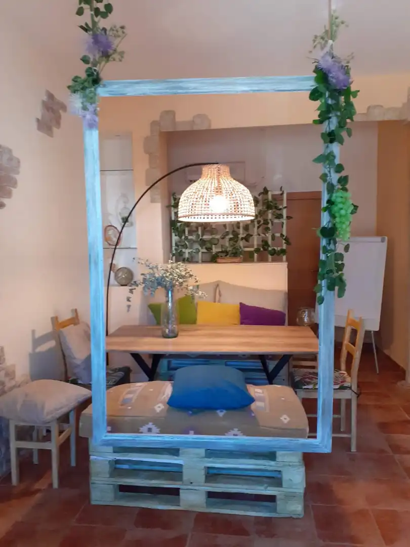 Esszimmer von Geschaftsraum zur Miete in Sant Andreu de Llavaneres mit Klimaanlage, Heizung und Parkett