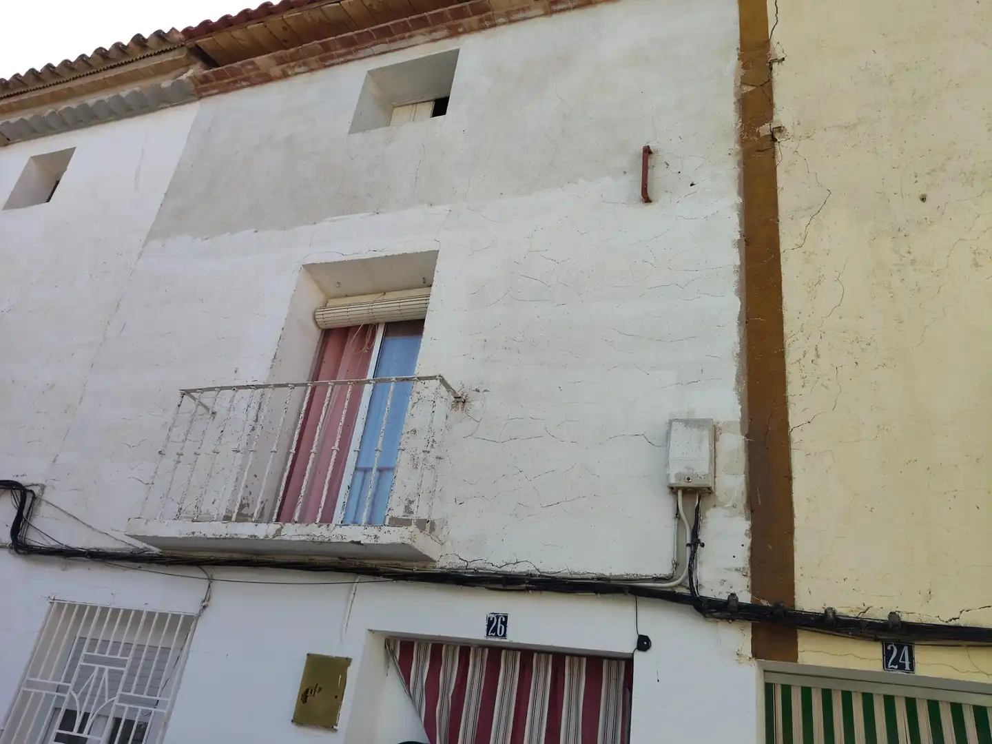 Vista exterior de Finca rústica en venda en Lécera amb Balcó