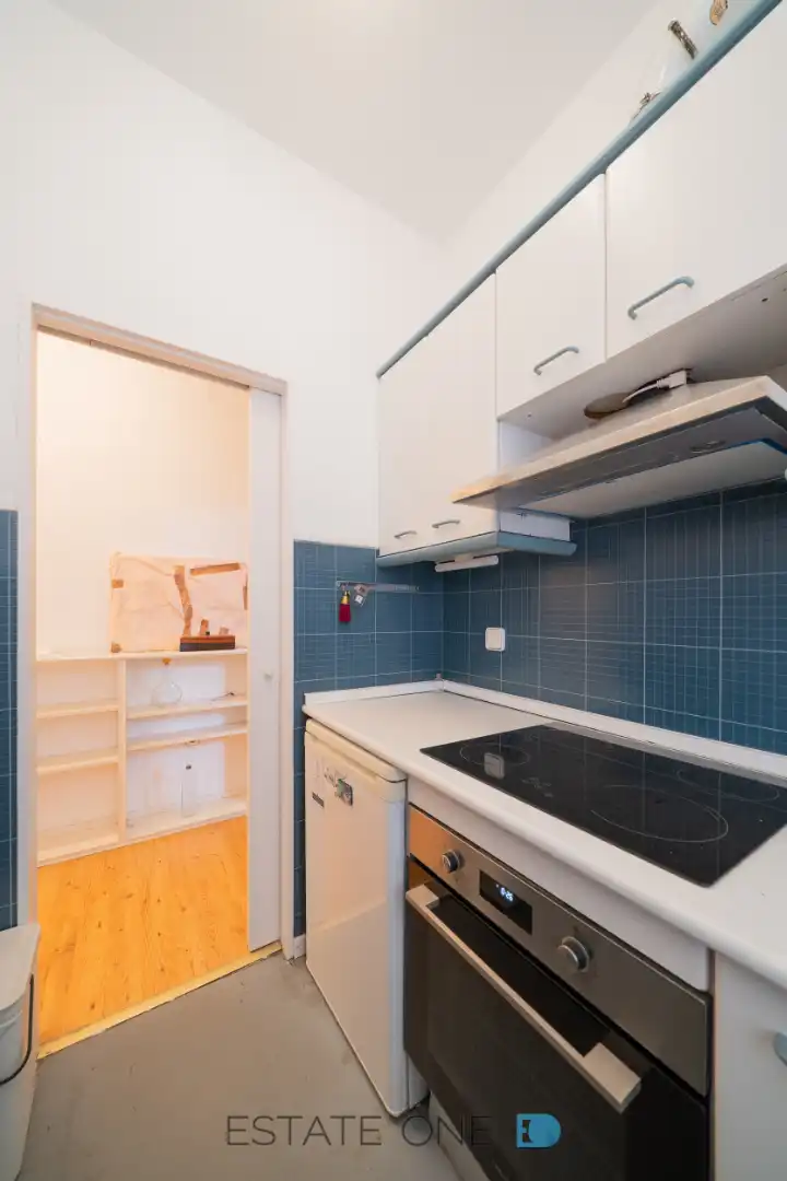 Kitchen of Office for rent in Madrid  with Air Conditioner, Heating and Balcony