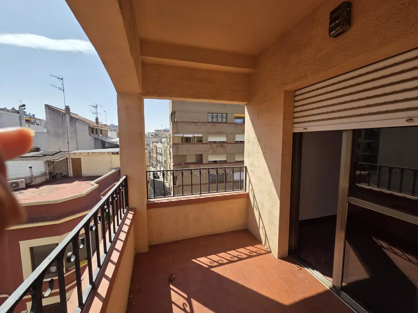 Balcony of Flat for rent in Badajoz  with Air Conditioner, Heating and Terrace