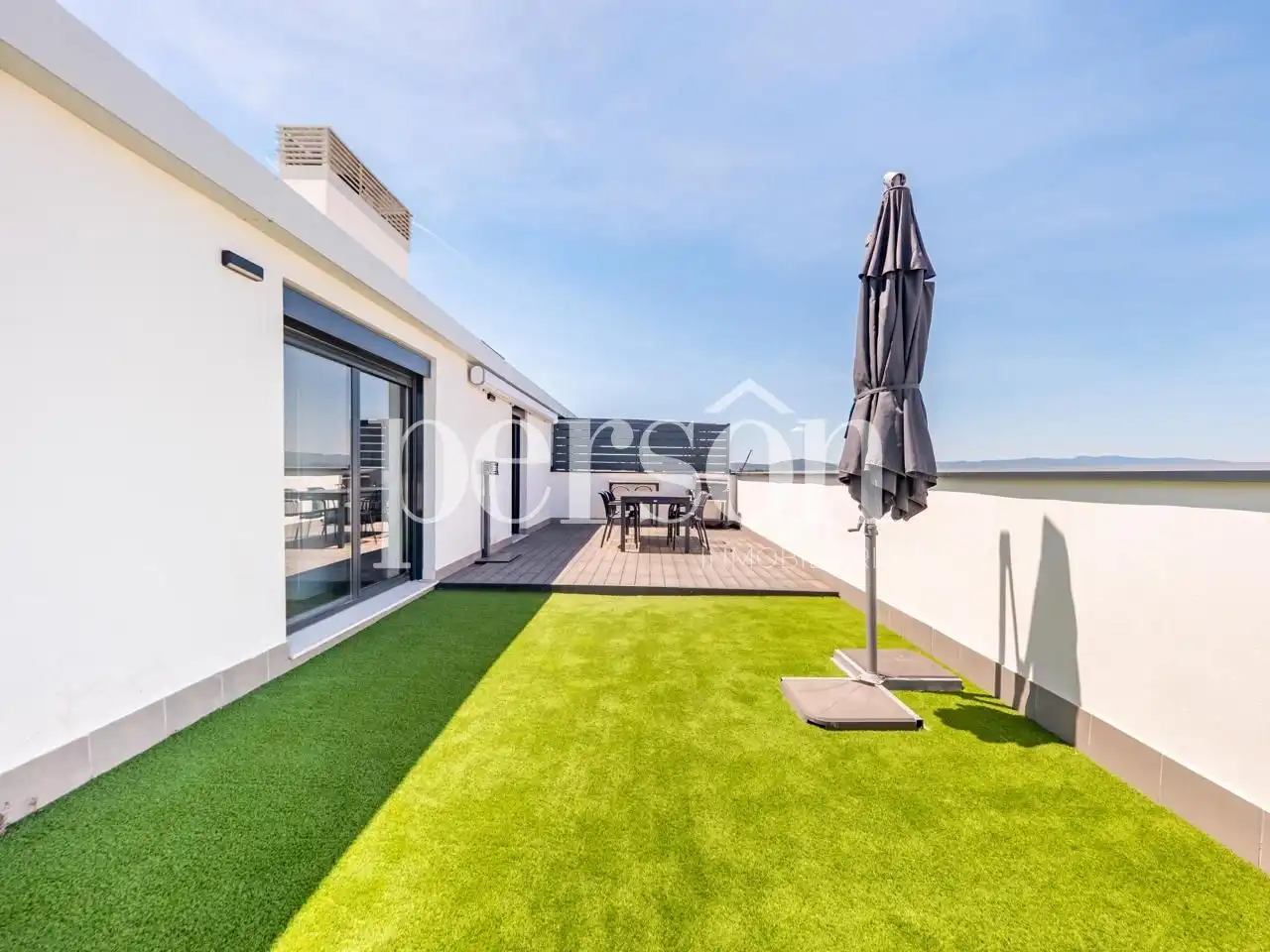 Terraza de Dúplex en venta en La Pobla de Vallbona con Aire acondicionado, Calefacción y Terraza