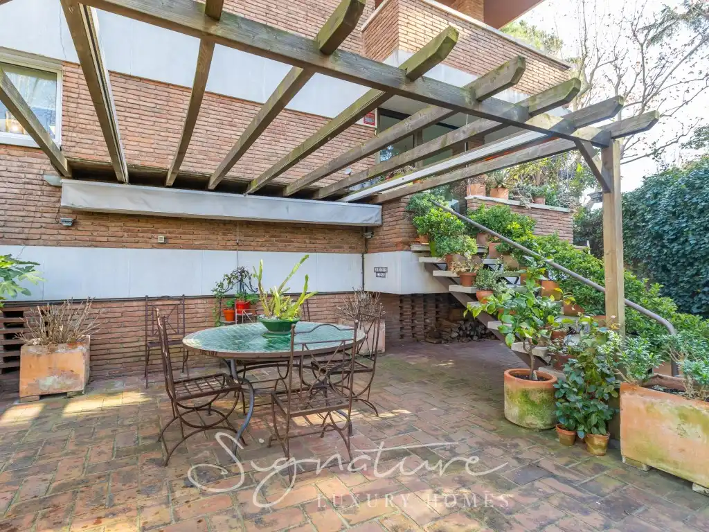 Terrassa de Planta baixa de lloguer en Sant Cugat del Vallès amb Aire condicionat, Jardí privat i Terrassa