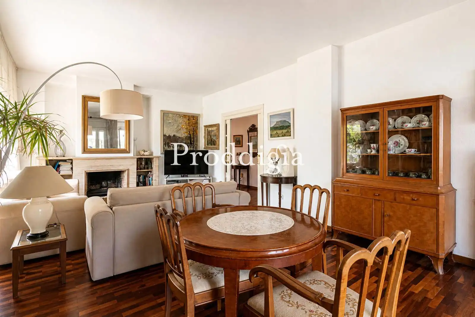 Dining room of Houses for sale in Sant Cugat del Vallès  with Heating and Swimming Pool
