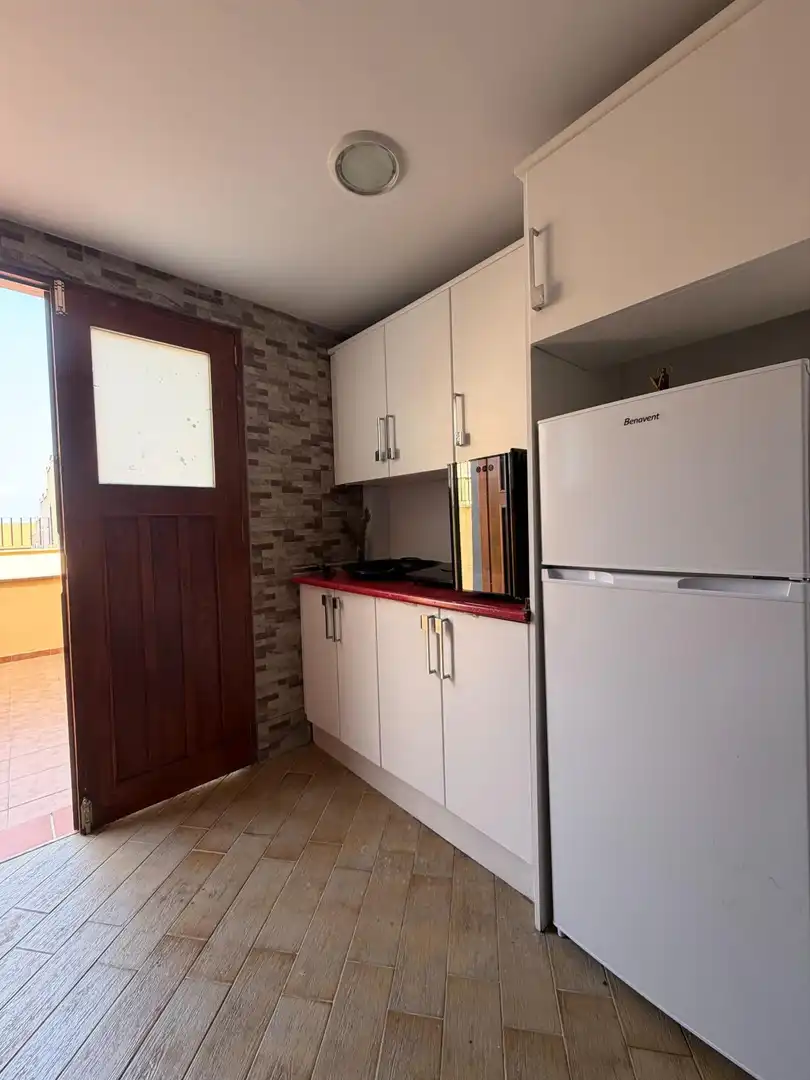 Cuina de Casa adosada en venda en Tegueste amb Terrassa i Balcó