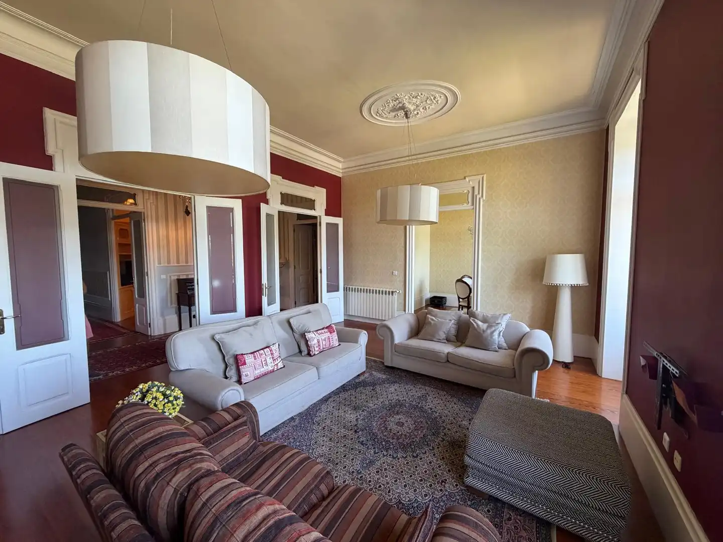 Wohnzimmer von Wohnung zur Miete in Vigo  mit Heizung, Parkett und Möbliert