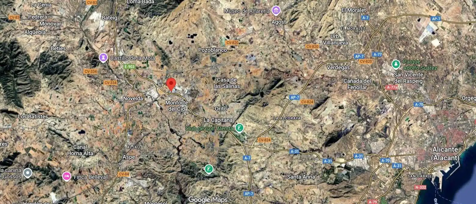 Fabrik Grundstücke zum Verkauf in Monforte del Cid