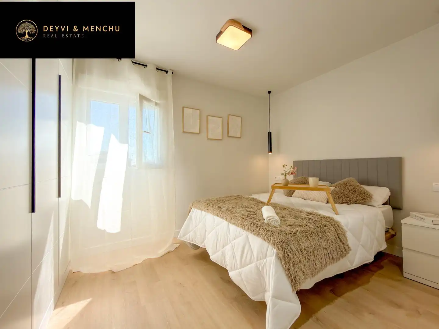 Schlafzimmer von Wohnung zum Verkauf in Madrid mit Klimaanlage, Heizung und Möbliert