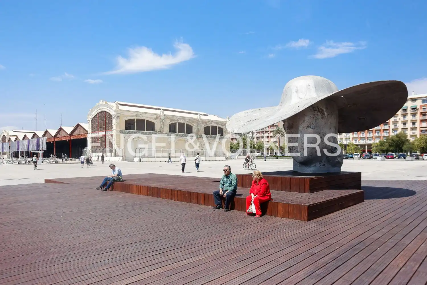 Terrasse von Wohnung zur Miete in Valencia mit Klimaanlage, Heizung und Möbliert