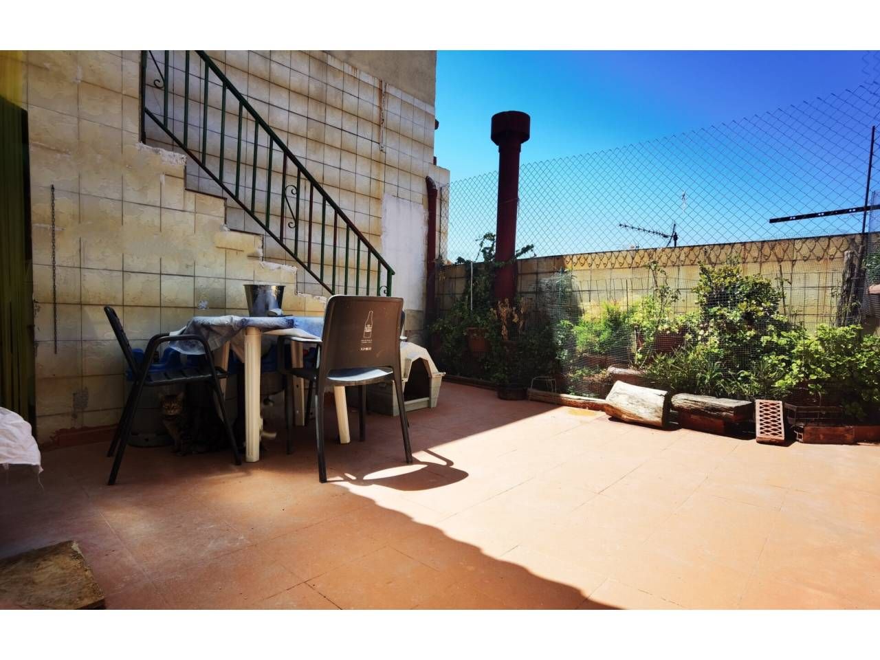 Terrace of Flat for sale in Terrassa  with Heating, Terrace and Storage room