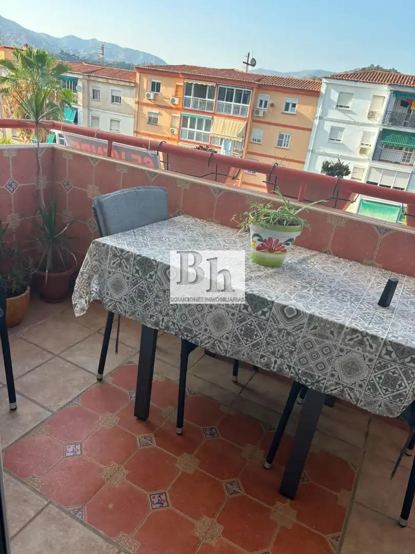 Terrasse von Wohnung zum Verkauf in Málaga mit Klimaanlage, Privatgarten und Parkett