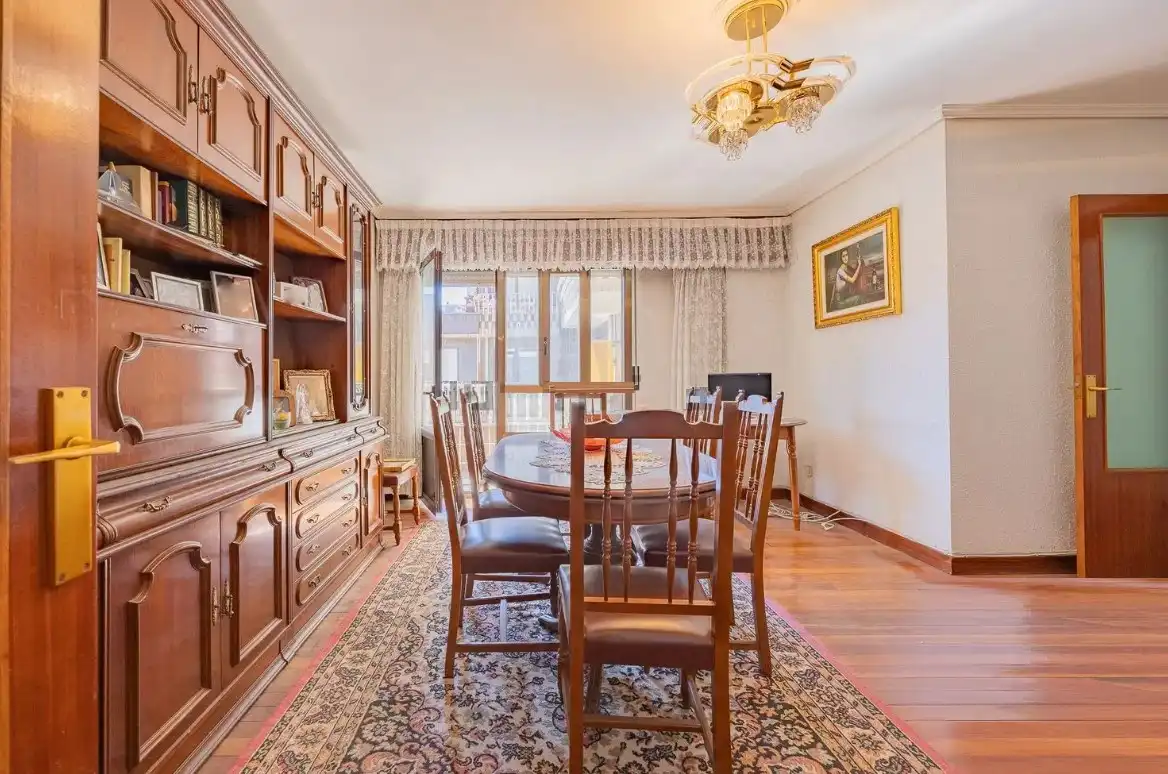 Dining room of Flat for sale in Bilbao   with Heating and Balcony