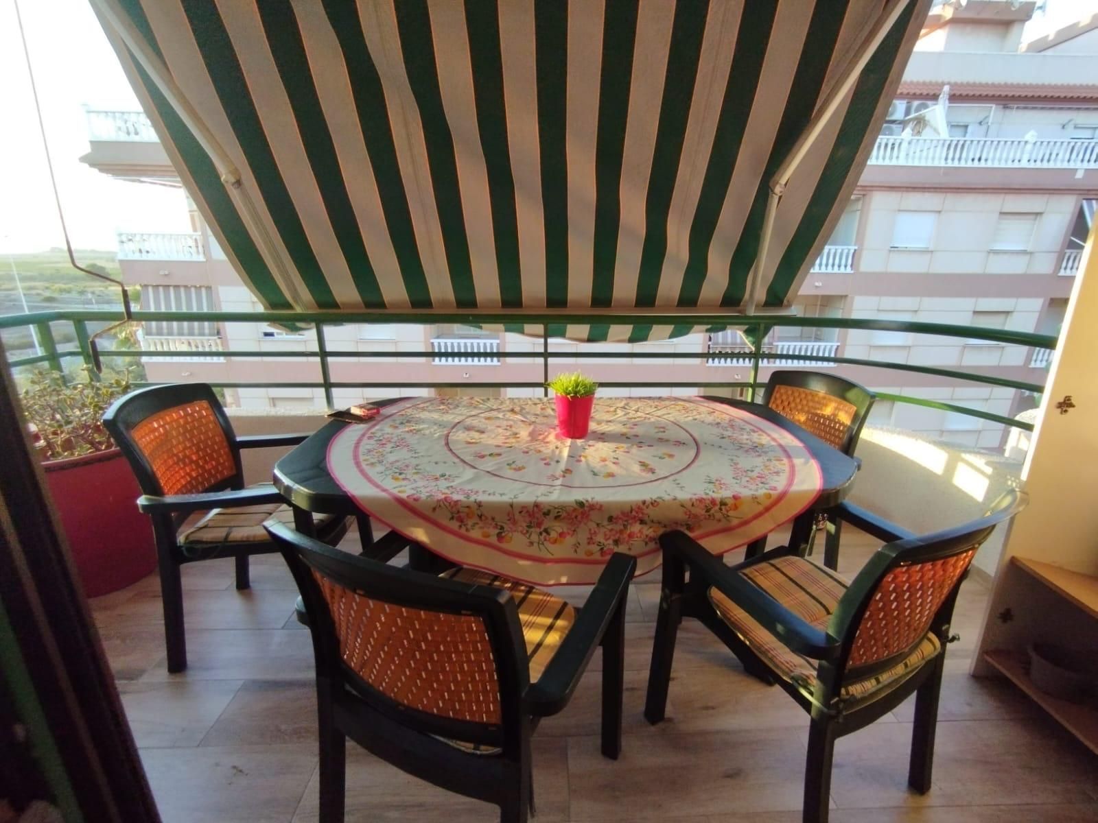 Terrace of Flat for sale in Torrevieja  with Air Conditioner, Furnished and Balcony