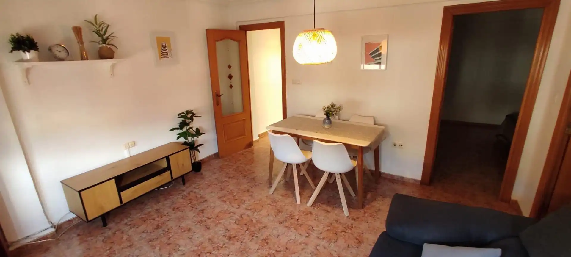 Esszimmer von Wohnung zur Miete in Valencia mit Balkon