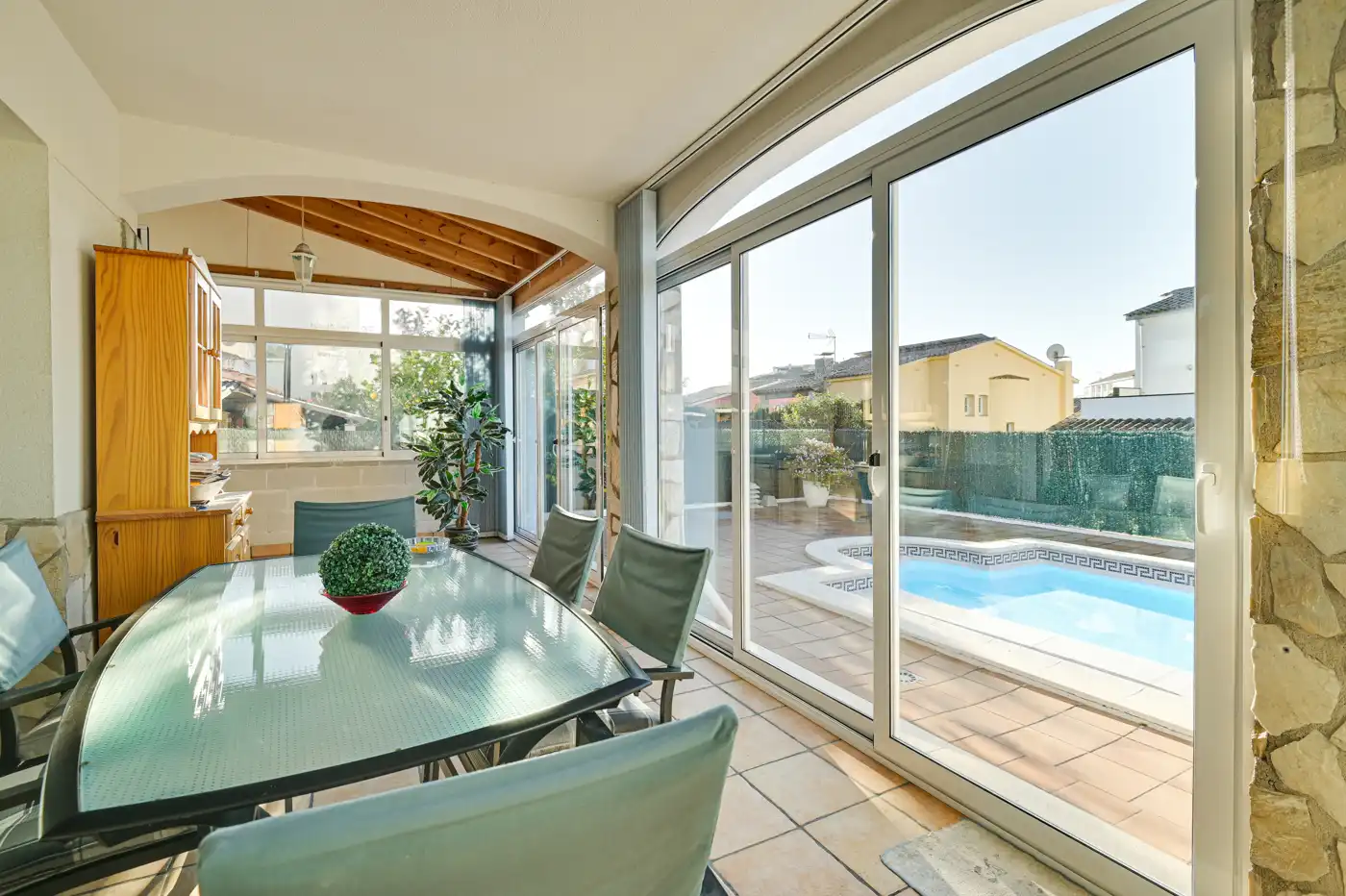 Terraza de Casa o chalet en venta en Lloret de Mar con Aire acondicionado, Calefacción y Piscina