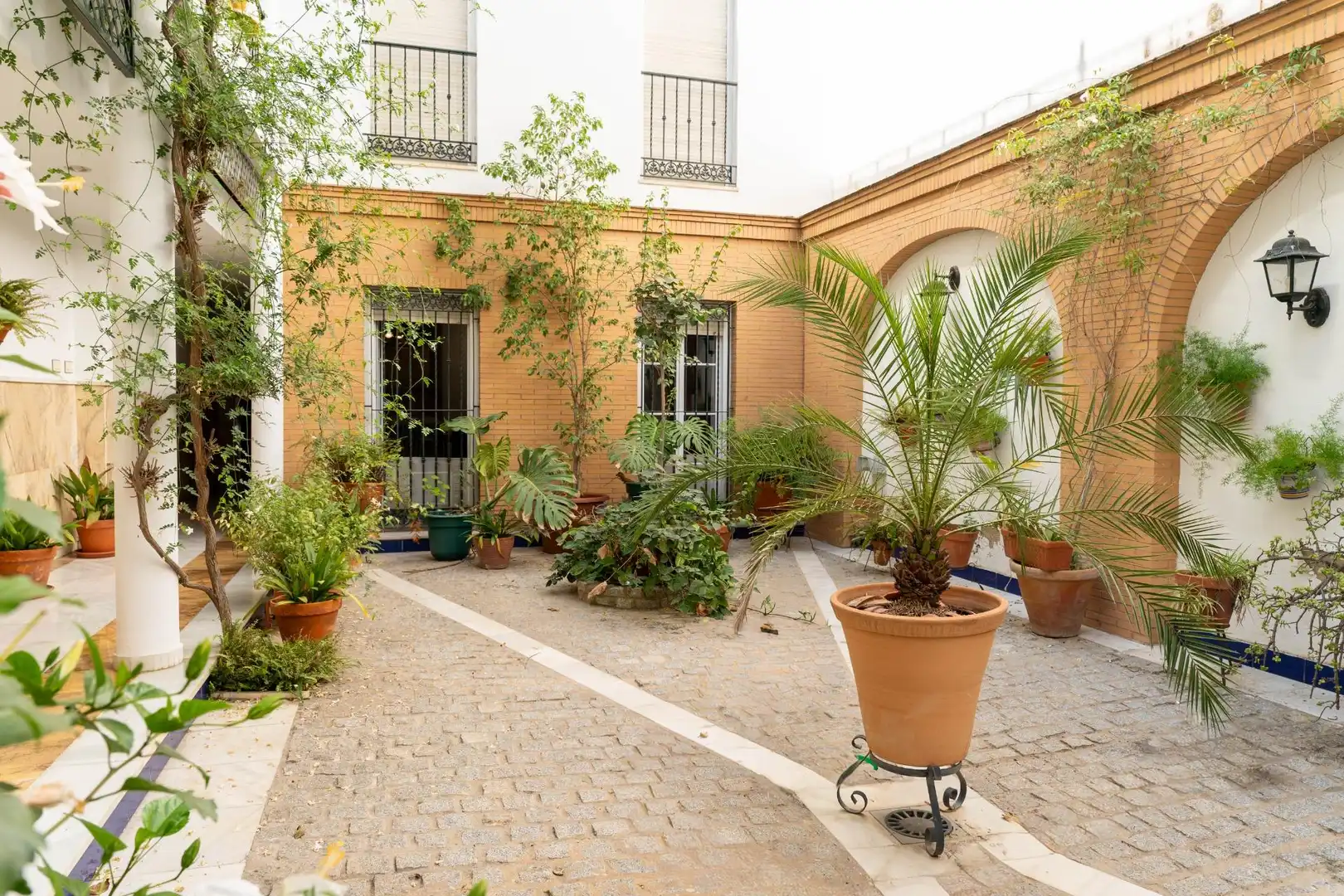 Garten von Wohnung zum Verkauf in Sevilla mit Klimaanlage, Heizung und Privatgarten