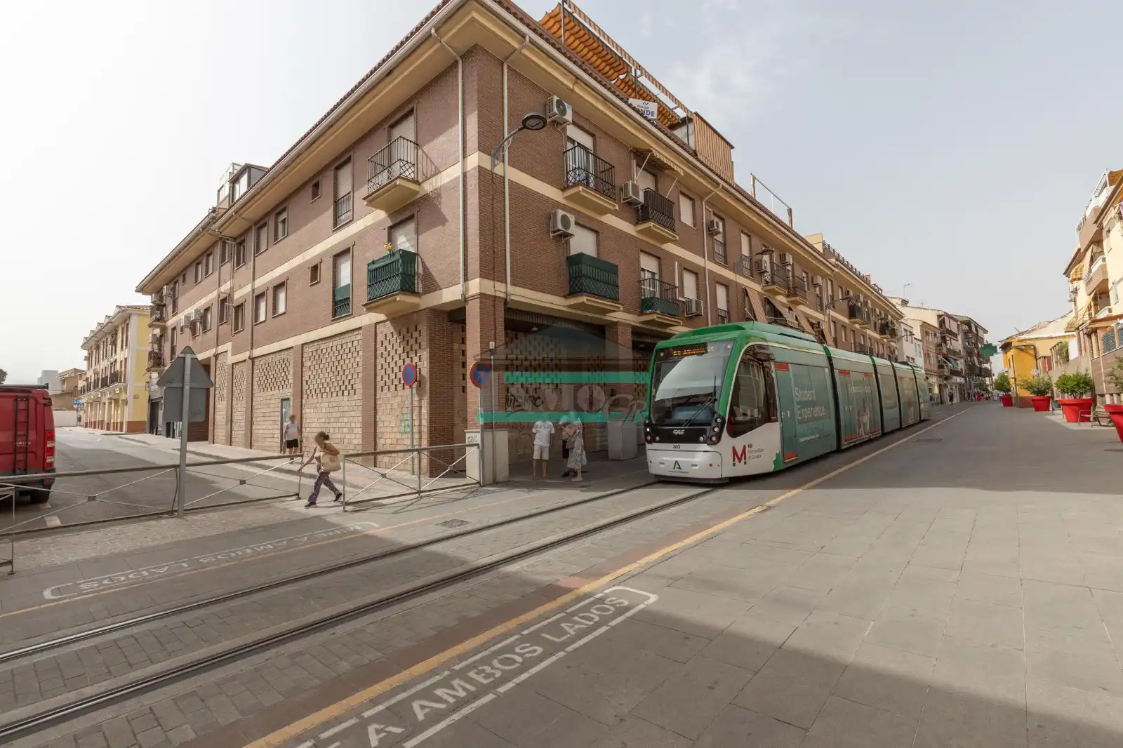 Exterior view of Flat for sale in Armilla  with Air Conditioner, Heating and Storage room