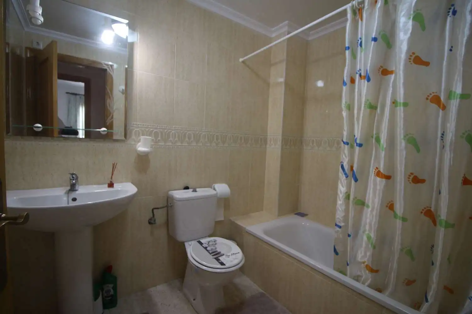 Badezimmer von Wohnungen zur Miete in Vera mit Klimaanlage, Heizung und Terrasse