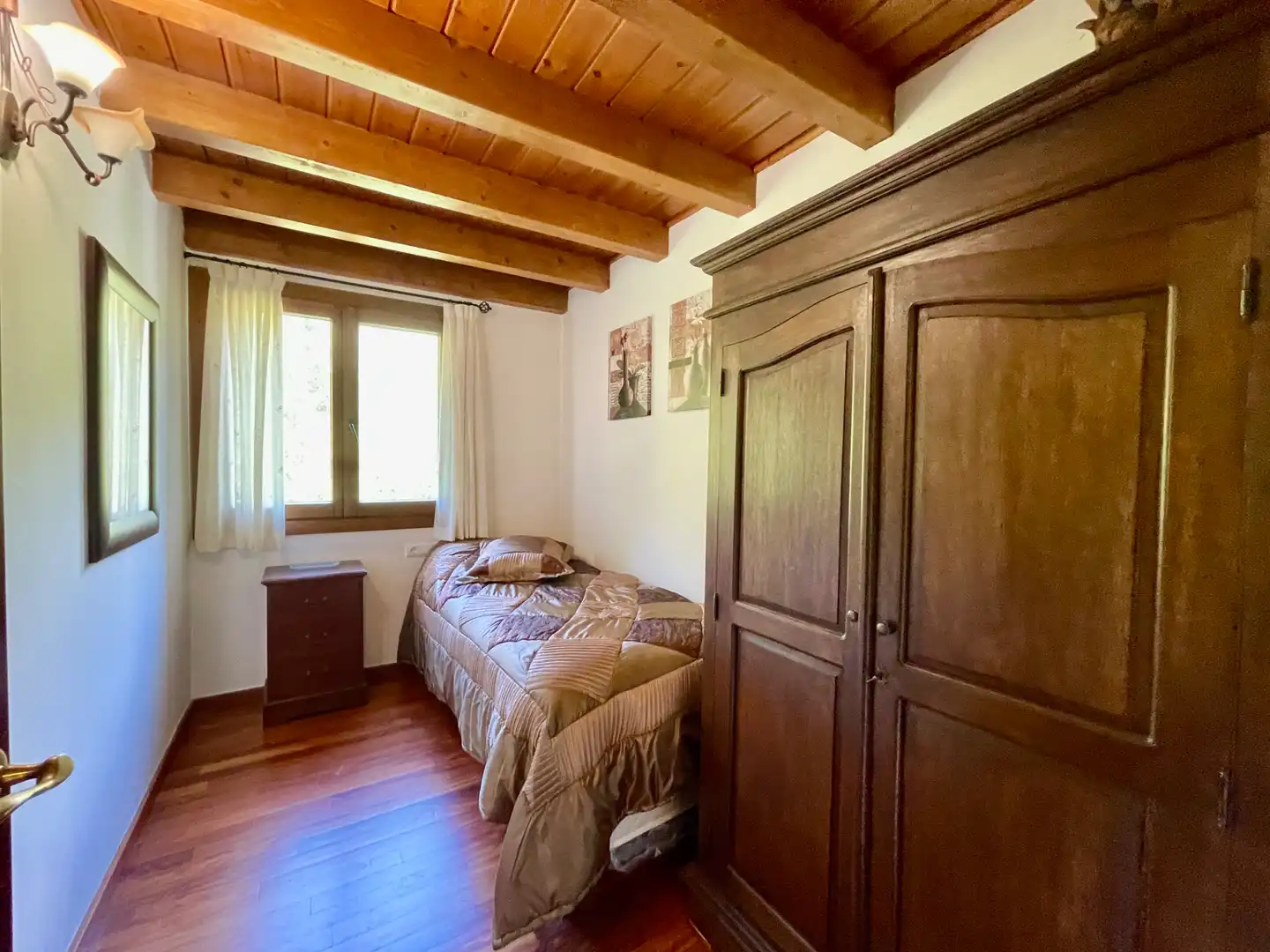 Bedroom of Duplexes for sale in Setcases  with Heating, Parquet flooring and Furnished