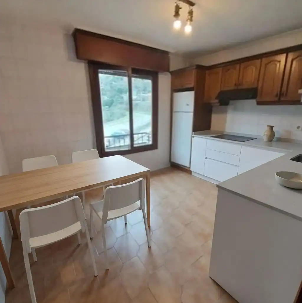 Cuina de Casa o xalet en venda en Ortuella amb Jardí privat i Terrassa