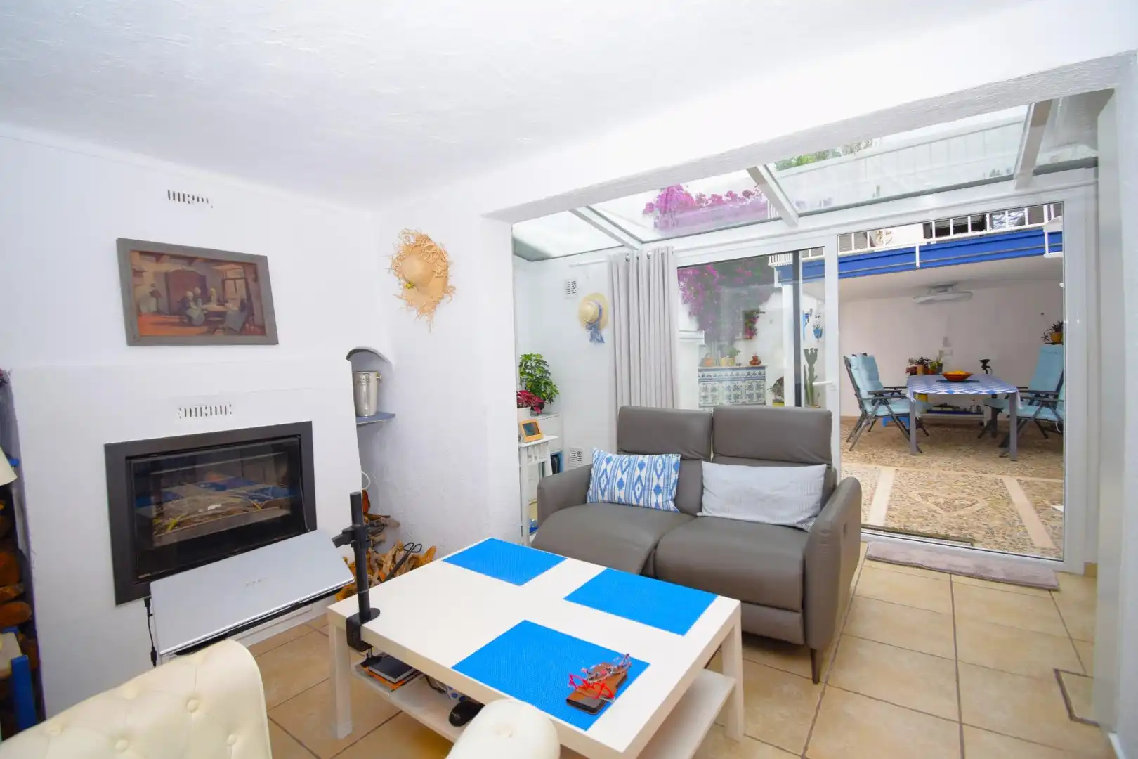 Wohnzimmer von Haus oder Chalet zum Verkauf in Muro mit Klimaanlage, Heizung und Privatgarten