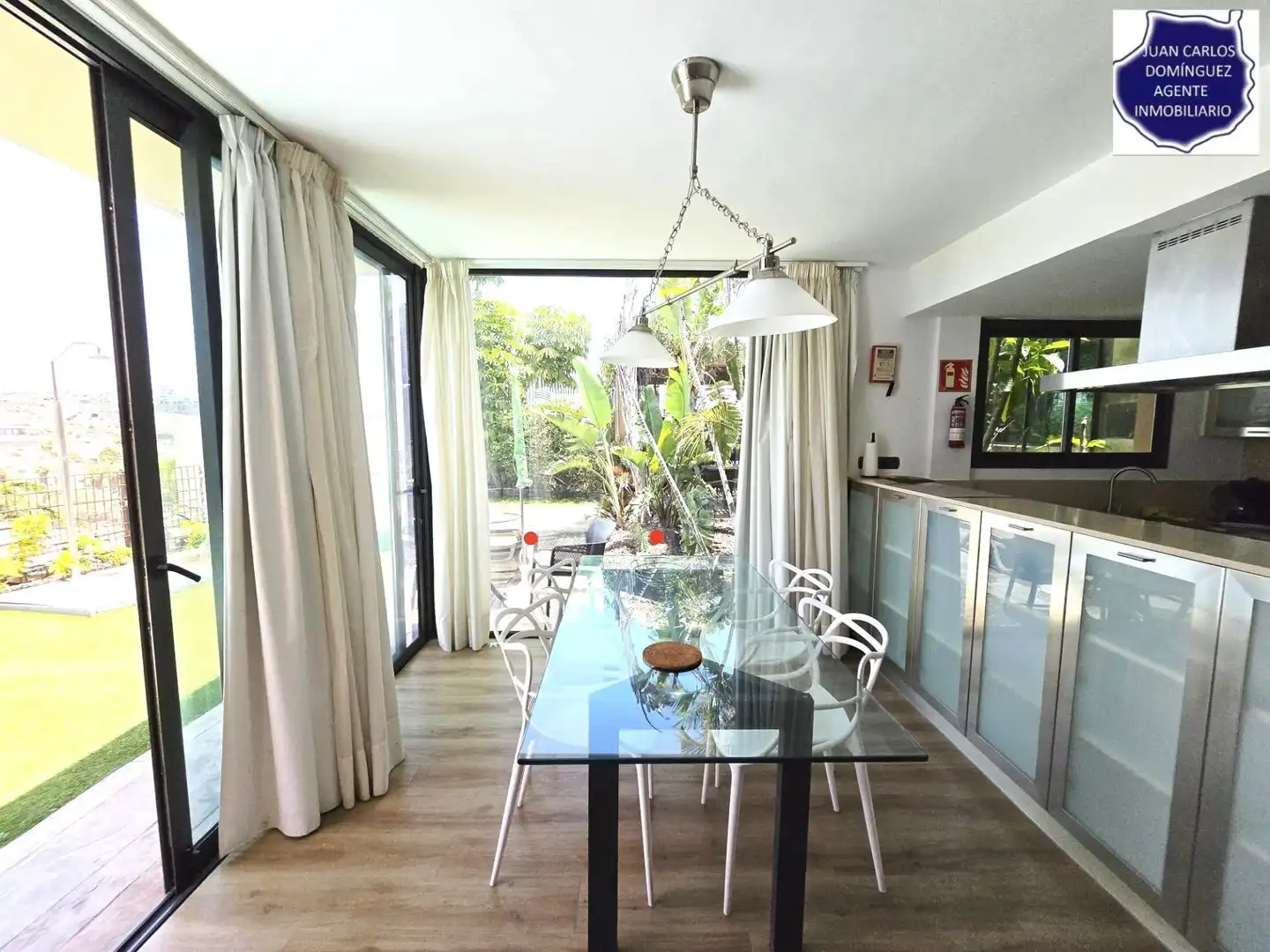Esszimmer von Haus oder Chalet zum Verkauf in San Bartolomé de Tirajana mit Klimaanlage, Privatgarten und Terrasse
