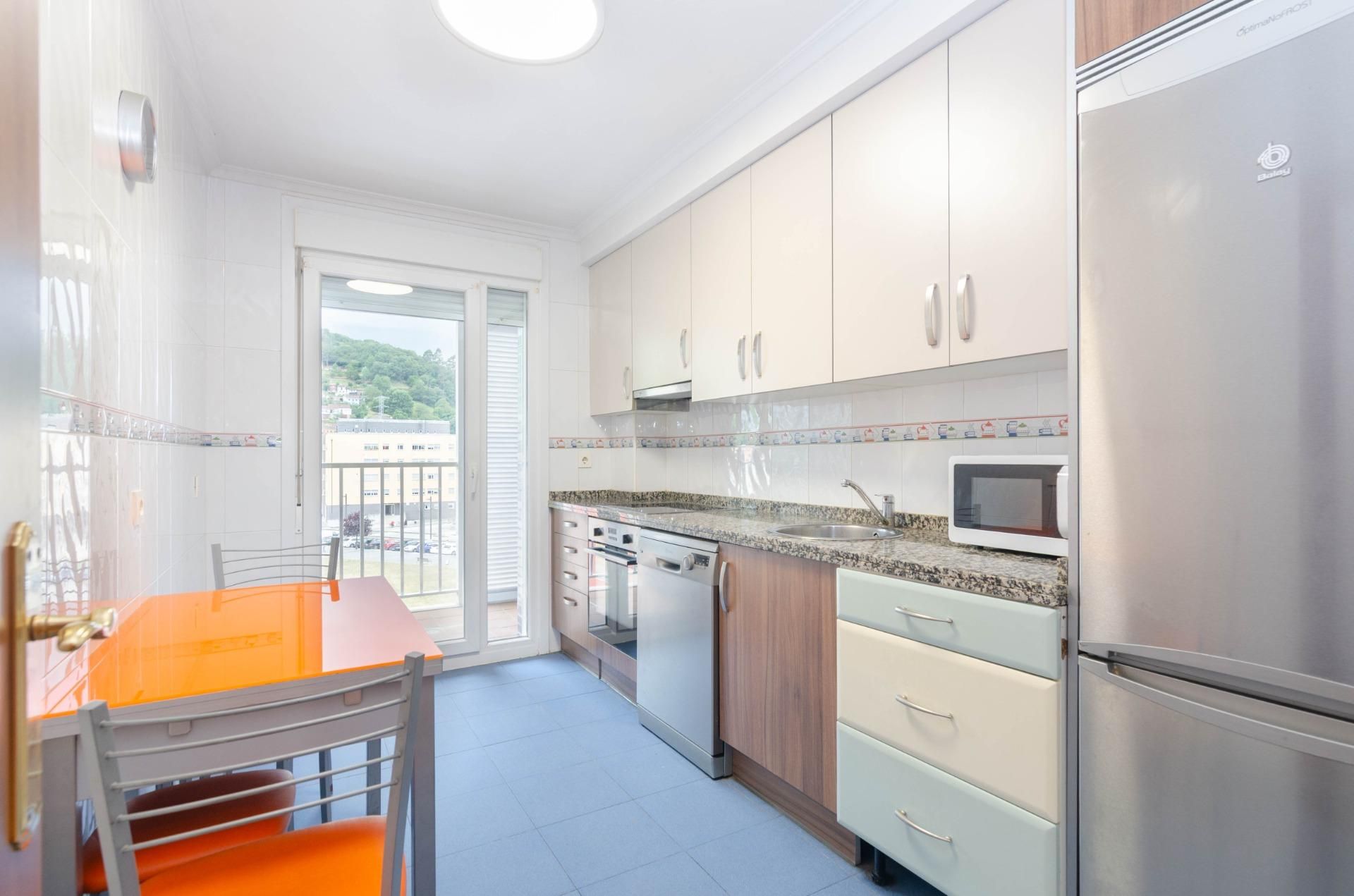 Kitchen of Flat for sale in San Martín del Rey Aurelio  with Heating, Terrace and Storage room