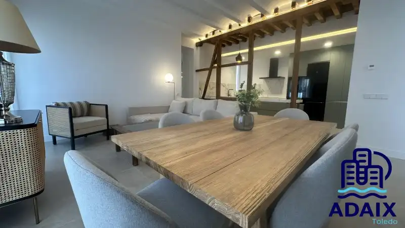 Dining room of Flat for rent in Toledo  with Air Conditioner, Heating and Furnished