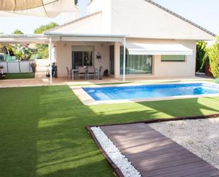 Piscina de Casa adosada en venda en Las Torres de Cotillas amb Calefacció, Jardí privat i Terrassa