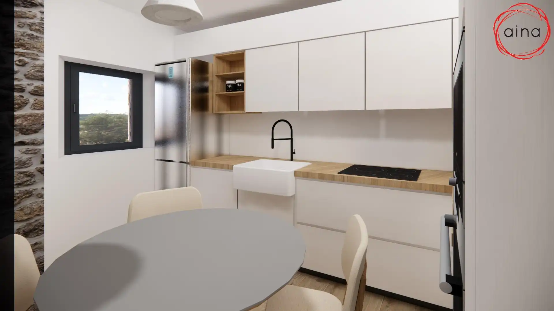 Kitchen of Country homes for sale in Monreal / Elo  with Furnished