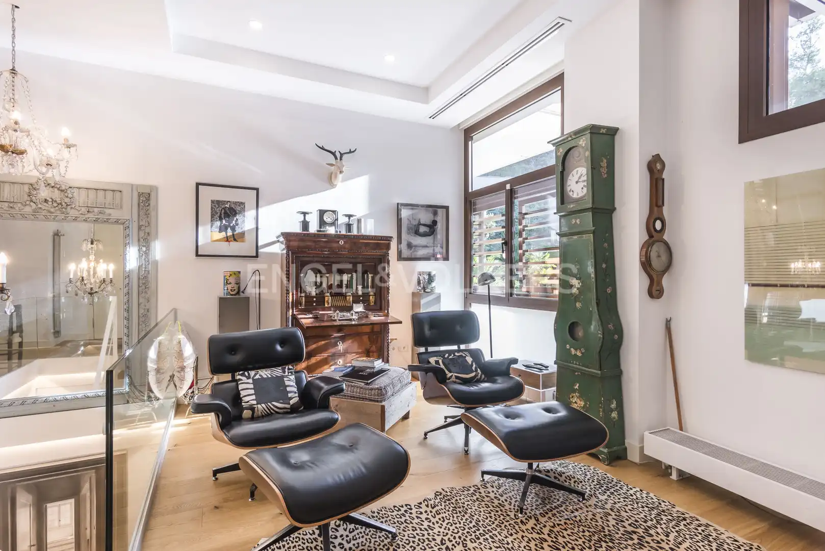 Sala d'estar de Apartament de lloguer en Madrid amb Aire condicionat, Calefacció i Parquet
