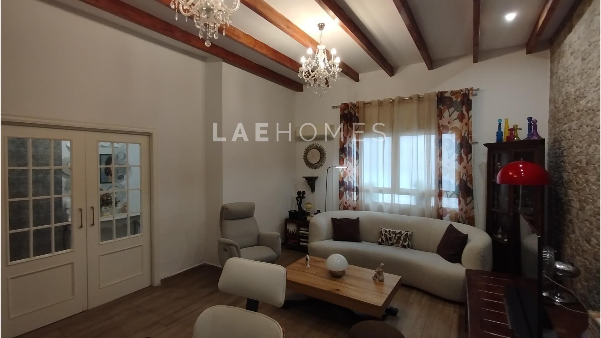 Sala d'estar de Casa o xalet en venda en Alicante / Alacant amb Aire condicionat