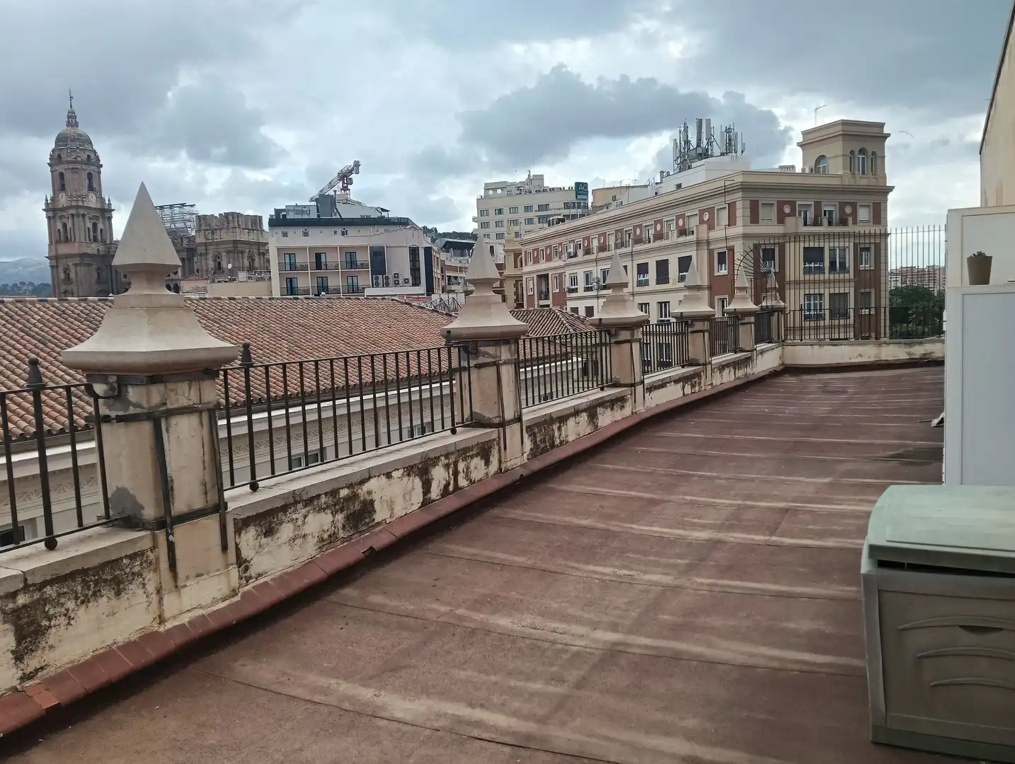 Terrasse von Büro zum Verkauf in Málaga mit Balkon und Alarm