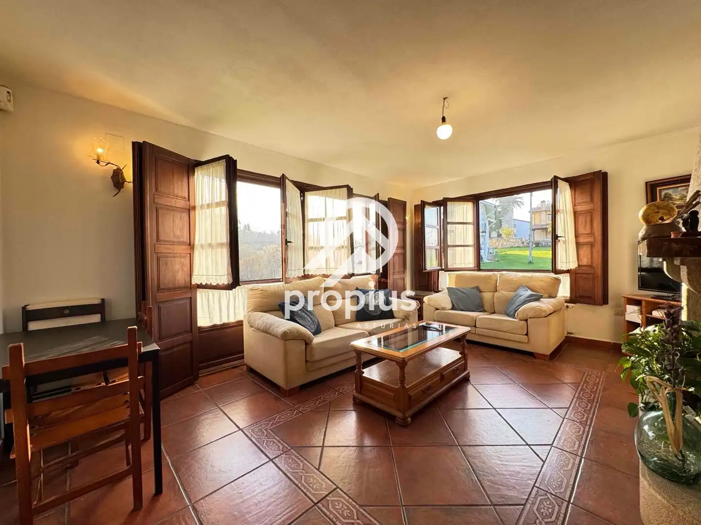 Living room of Houses for sale in Ribadedeva  with Heating, Private garden and Terrace