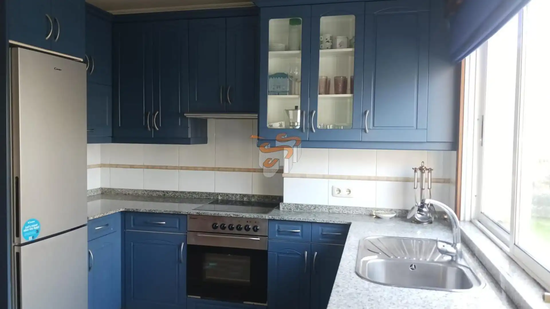 Kitchen of Flat for sale in Ferrol  with Heating and Furnished