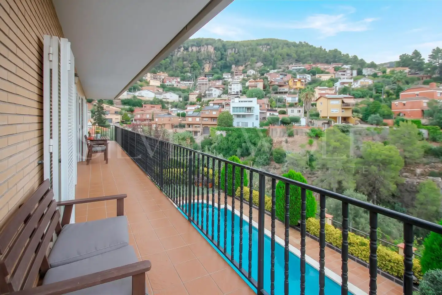 Terraza de Casa o chalet en venta en Vallirana, Barcelona
