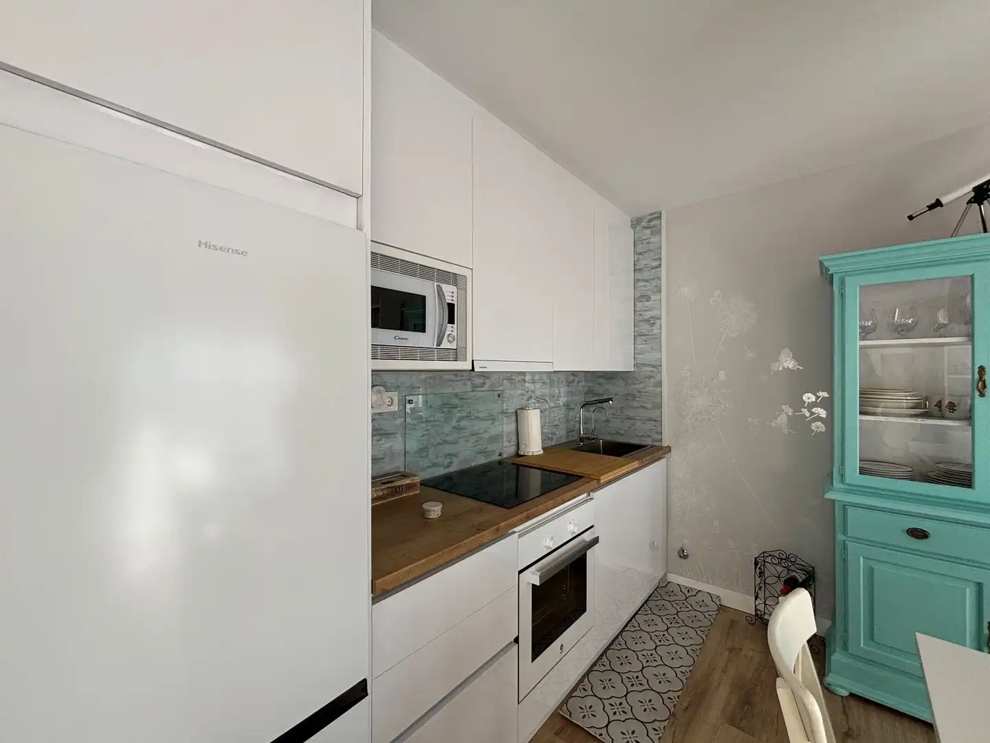 Cuina de Apartament de lloguer en Pilar de la Horadada amb Aire condicionat, Calefacció i Jardí privat