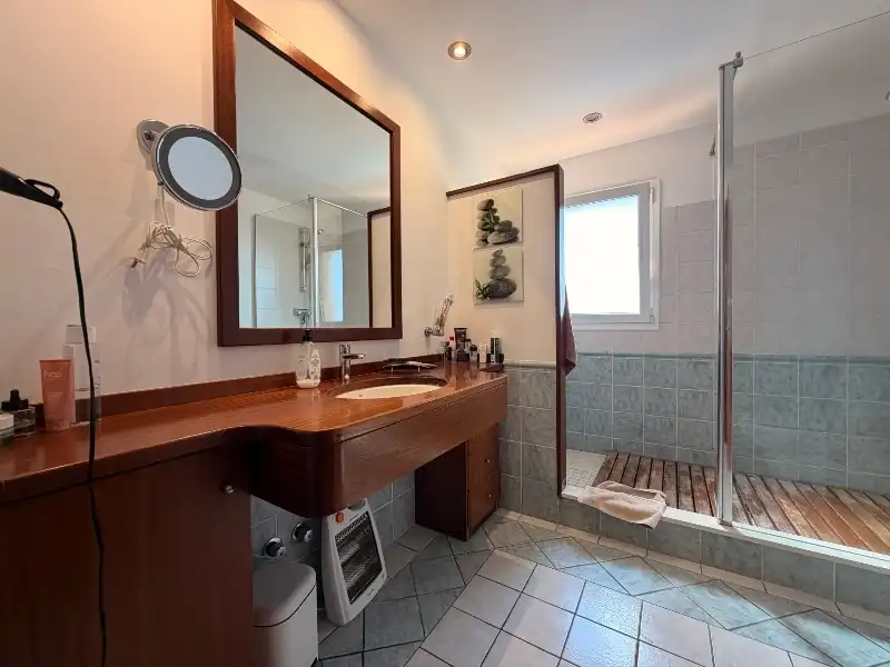 Bathroom of Houses for sale in Mont-ras  with Air Conditioner, Heating and Private garden