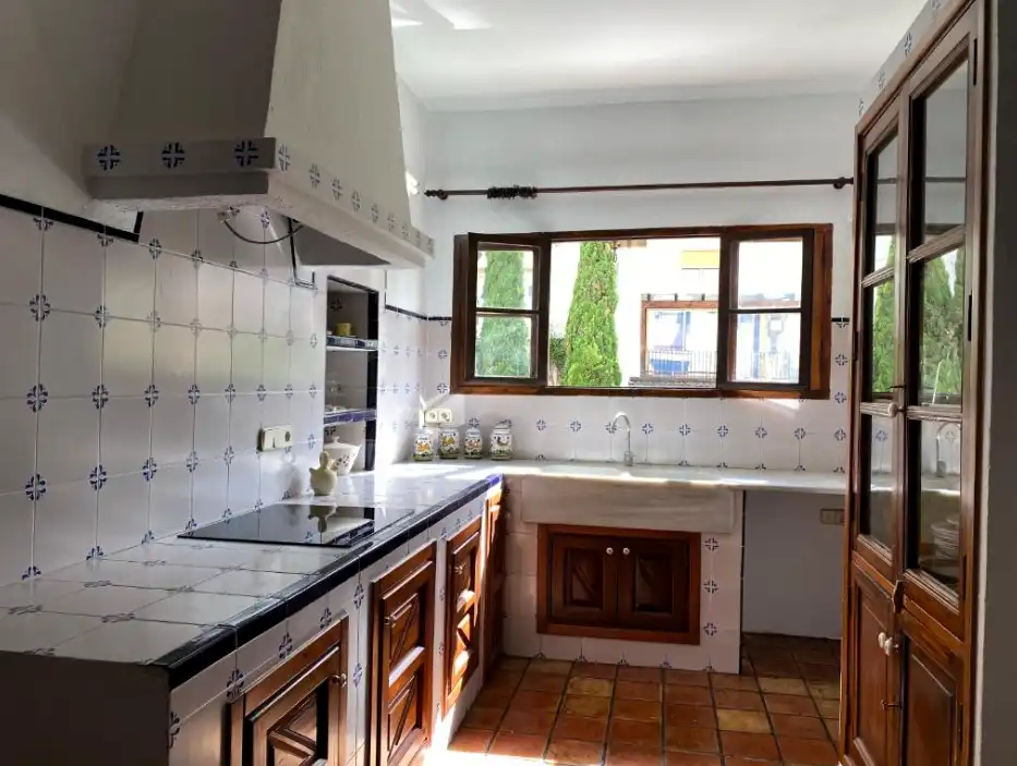 Cocina de Finca rústica en venta en Xàtiva con Aire acondicionado, Calefacción y Jardín privado