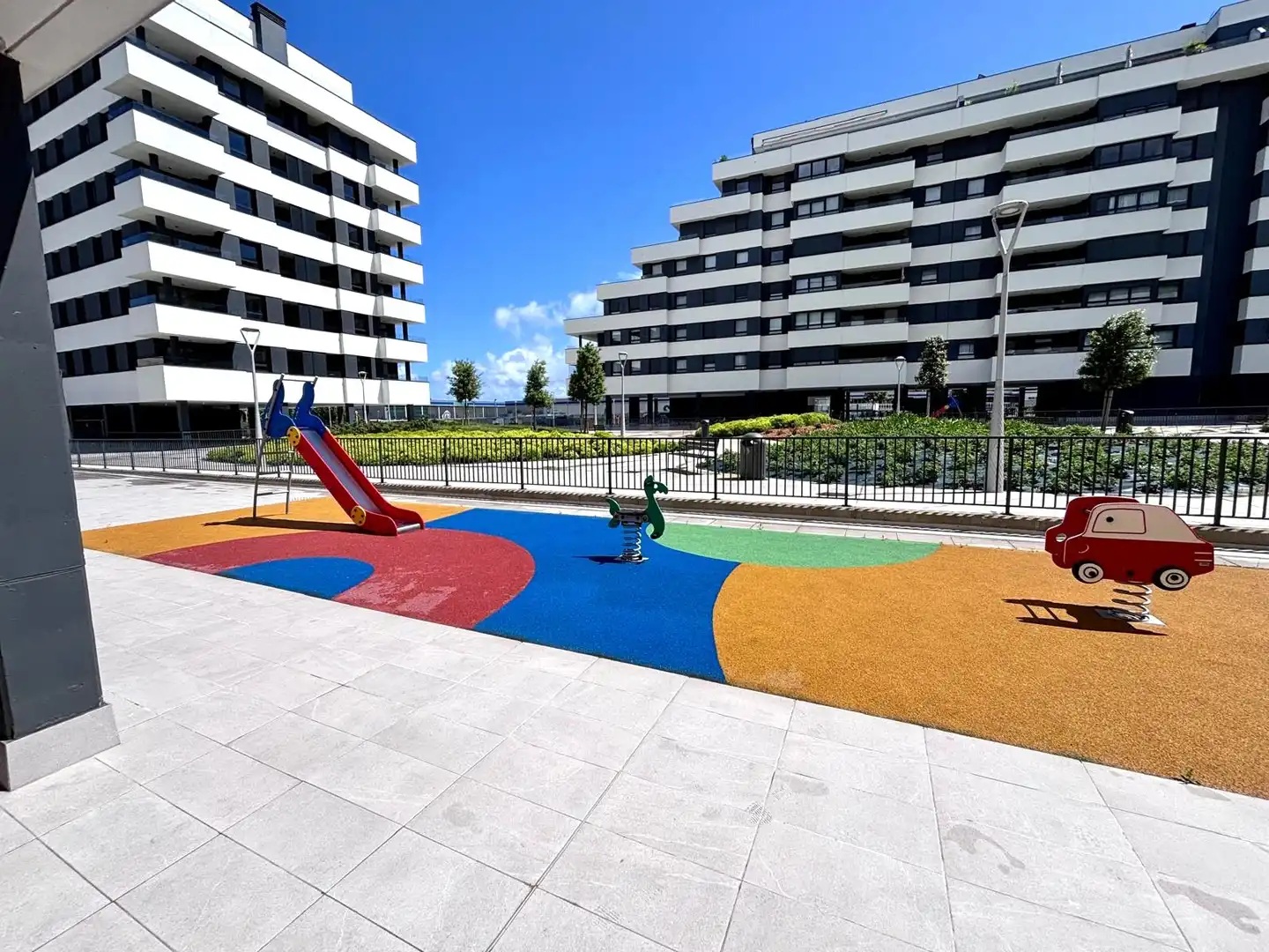 Terrace of Flat for sale in Gijón   with Heating, Private garden and Parquet flooring