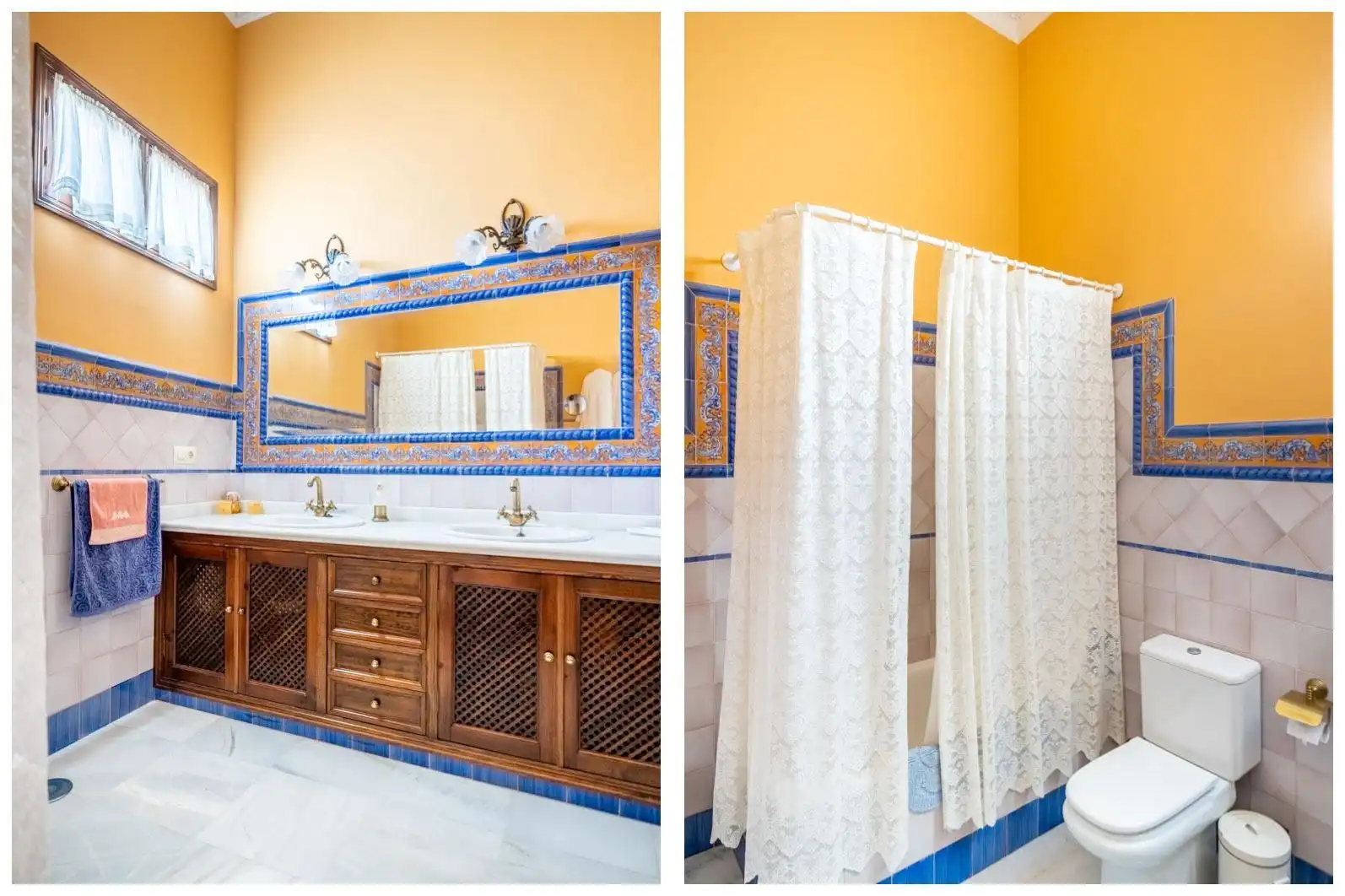 Badezimmer von Country house zum Verkauf in Villalba del Alcor mit Klimaanlage, Privatgarten und Abstellraum