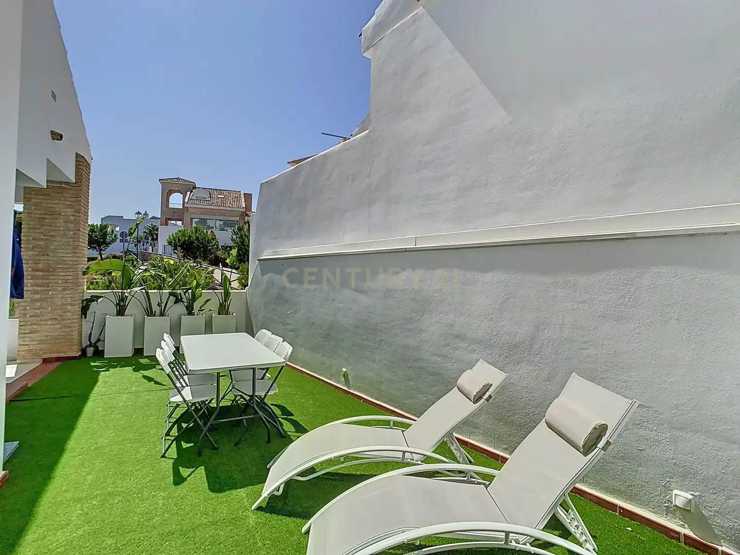 Terrasse von Haus oder Chalet zum Verkauf in Benalmádena mit Klimaanlage, Balkon und Alarm