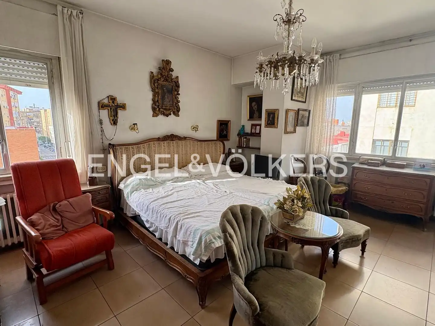 Living room of Flat for sale in  Sevilla Capital  with Heating, Terrace and Balcony