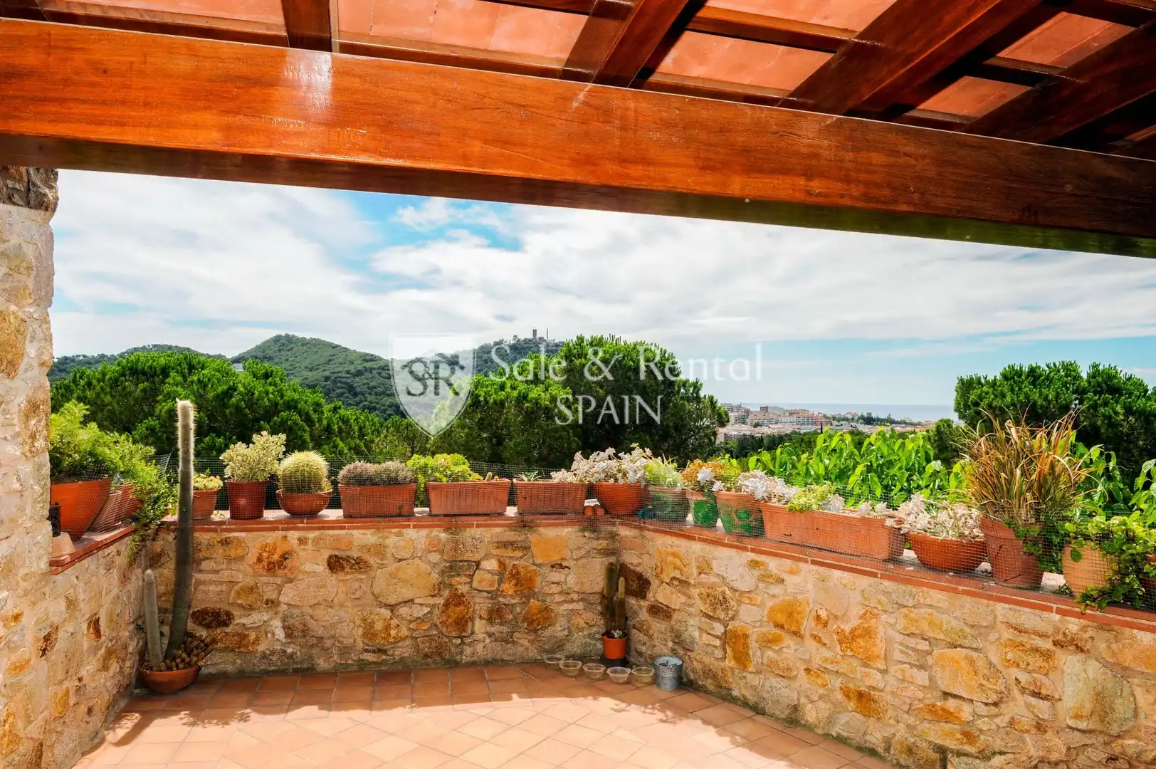 Terraza de Casa o chalet en venta en Blanes con Calefacción, Jardín privado y Terraza