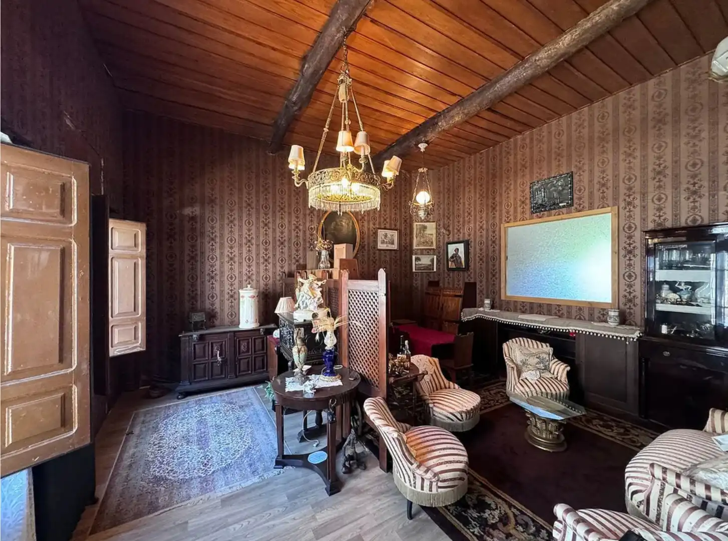 Sala d'estar de Casa o xalet en venda en Bóveda amb Calefacció, Jardí privat i Moblat