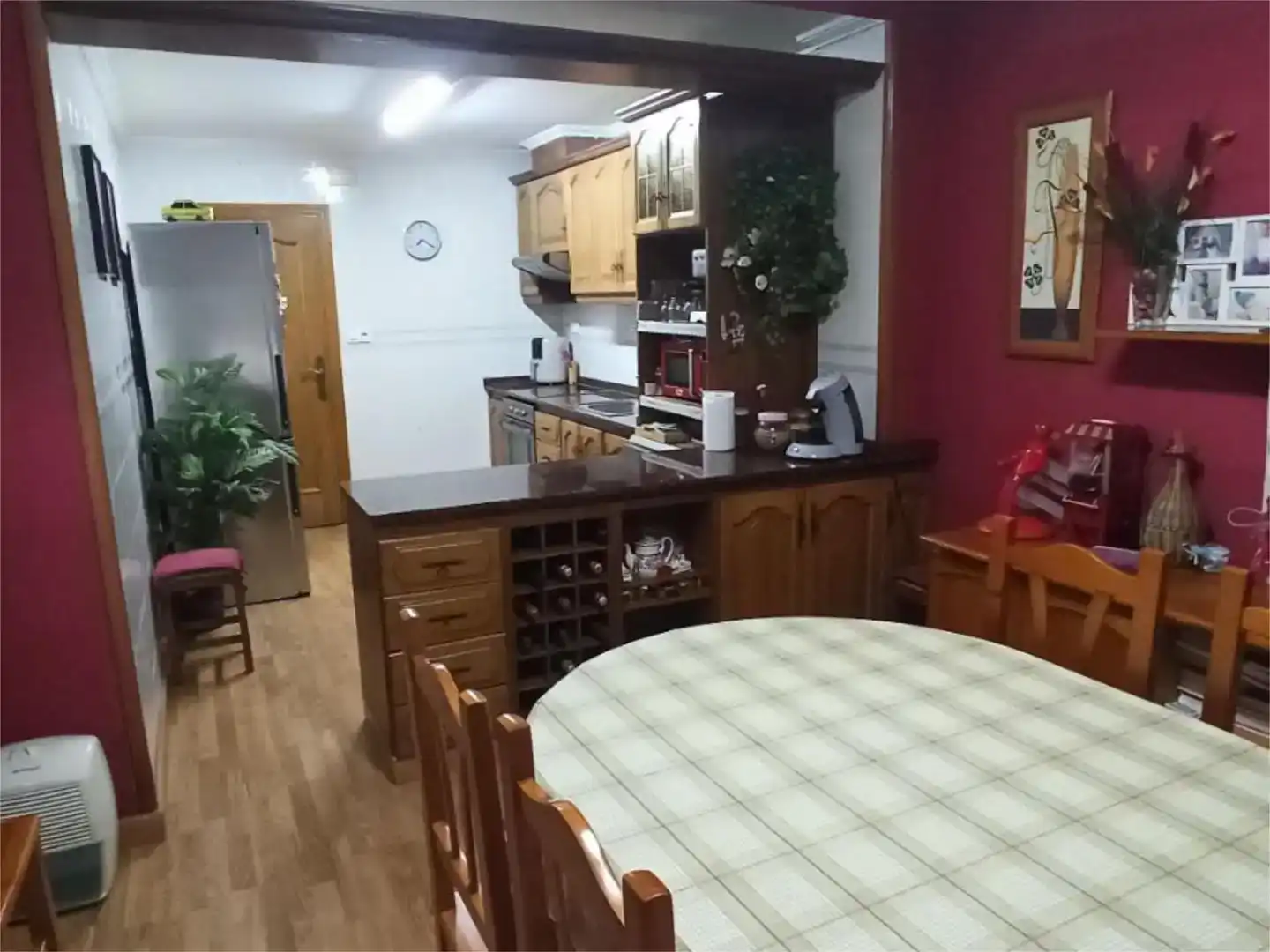 Cocina de Casa adosada en venta en Banyeres de Mariola con Parquet y Amueblado
