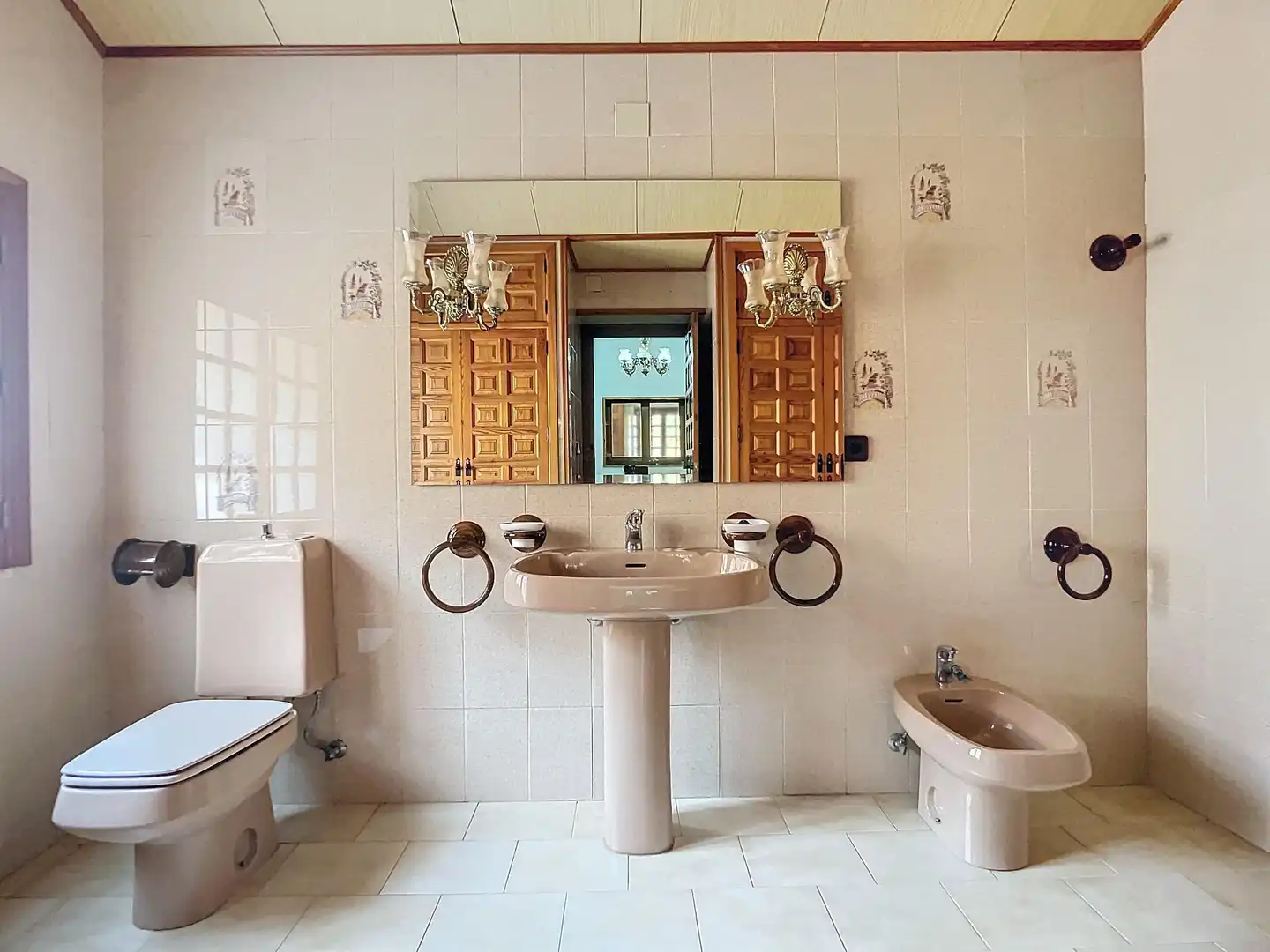 Baño de Finca rústica en venta en Tibi con Jardín privado, Terraza y Trastero