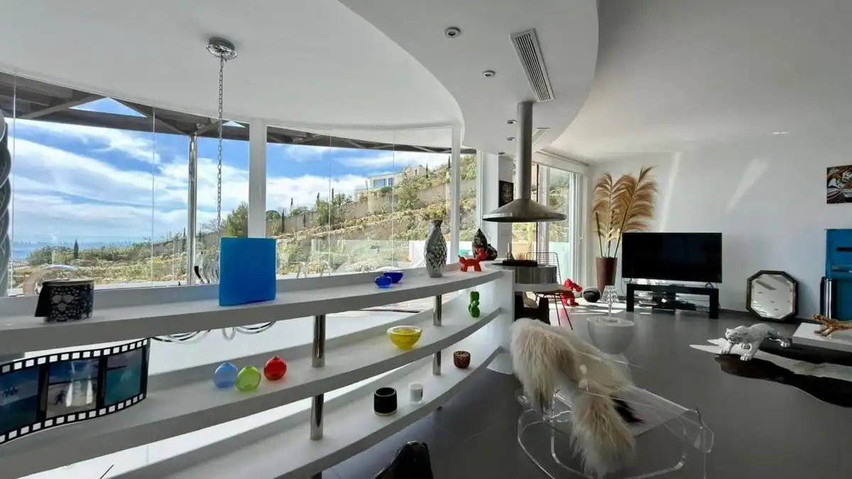 Sala d'estar de Dúplex en venda en Altea amb Aire condicionat i Jardí privat